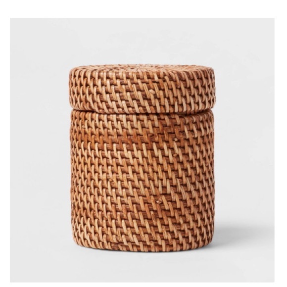Rattan Canister Light Brown - Threshold™ - Picture 3 of 5